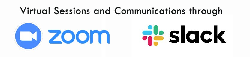 Zoom and Slack logos